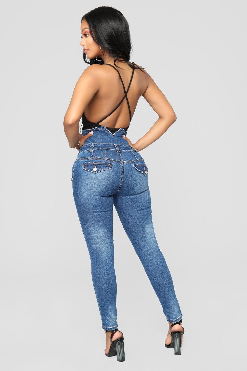 SZ60202 stretch skinny jeans for women